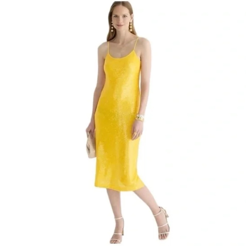 J. Crew Collection Gwyneth Sequin Slip Dress